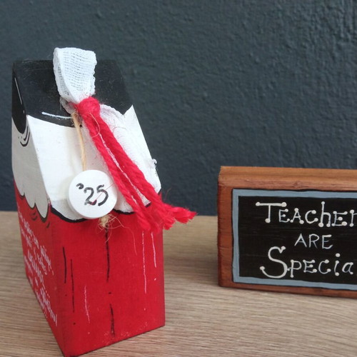 Teacher Gifts used, decorative sponge and board set