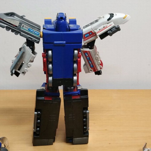 Vintage KO Transformers Megazord Tarot Train Robot, 30cm, 90s China