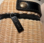 Chanel Beauté Les Beiges Cosmetic Bag new, straw design with box