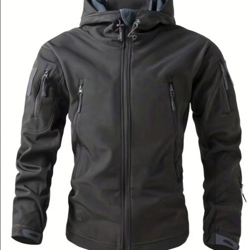 Tactical winter jackets new, gray color, padded interior