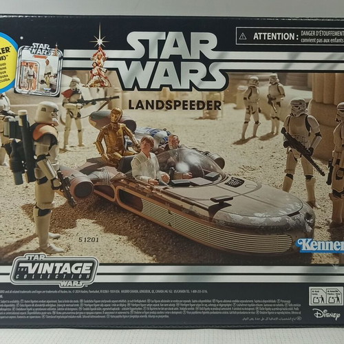 Star Wars Retro Collection A New Hope Landspeeder with Luke Skywalker new
