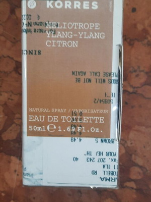 Korres Heliorope Ylang-Ylang Citron Eau de Toilette 50ml καινούργιο