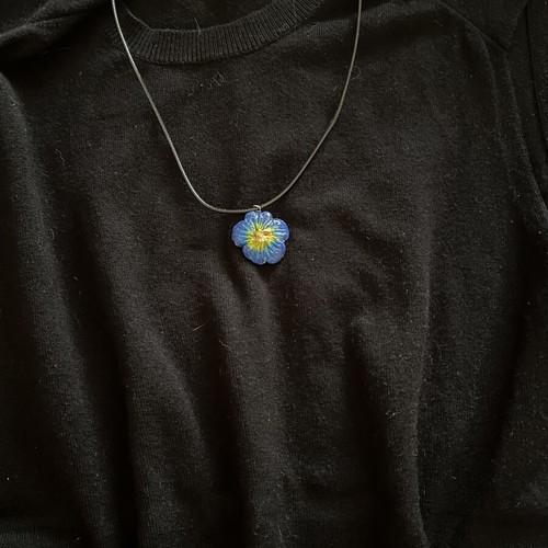 Blue Dreams handmade blue necklace