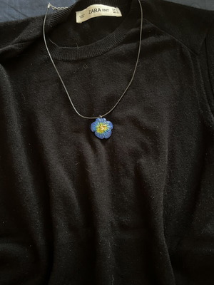 Blue Dreams handmade blue necklace