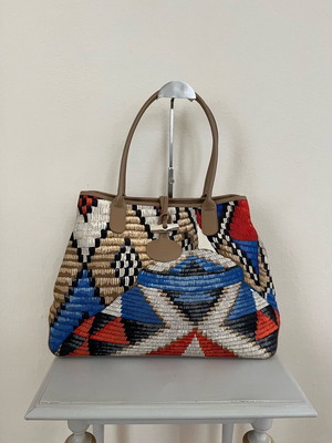 Longchamp Roseau collectible shoulder bag multicolor new