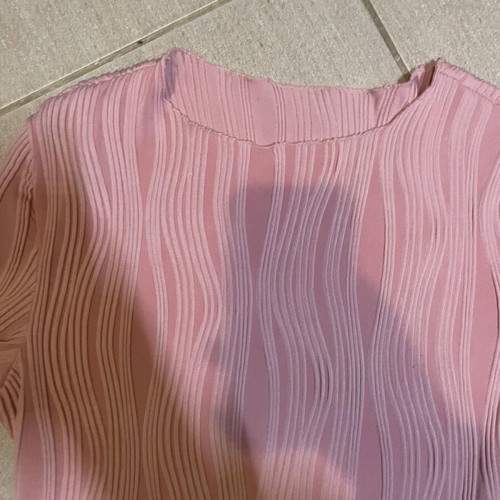 Bodysuit blouse used, size M, pink