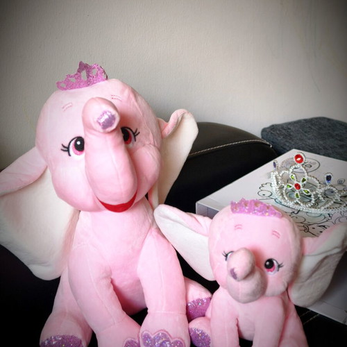 Mama and Baby Elephants plush toys like new