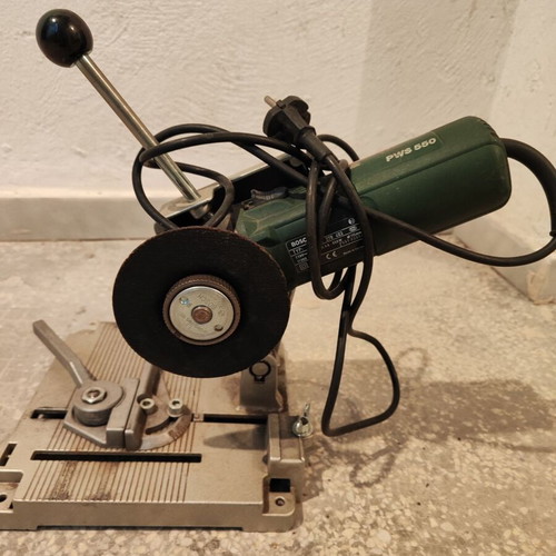 Bosch angle grinders used with bases, set of two