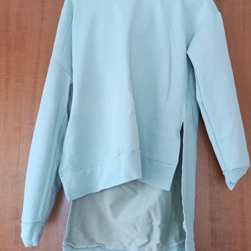 Trendyol Athletic Hoodie like new, green, size S