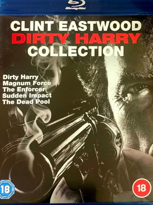 Clint Eastwood Dirty Harry Blu-Ray συλλογή μεταχειρισμένη, σετ 5 δίσκων