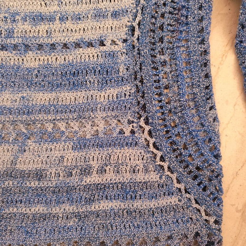 Rag&Bone crochet sweater blue, like new, size XS