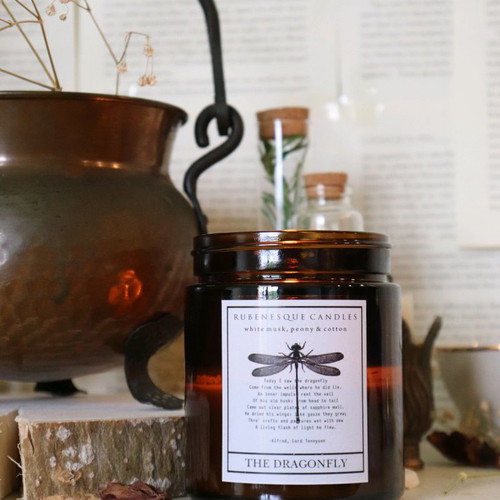 Handmade soy candle The Dragonfly 250 ml new