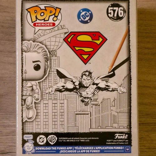 Funko Pop! Supreme Sketch Superman collectible figure new