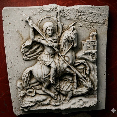 Religious gypsum magnets new, pack of 12 pieces