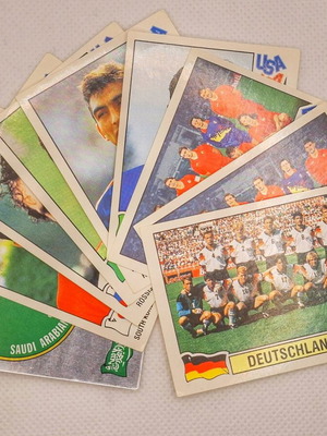 Panini USA'94 Black Back stickers like new, lot of 9 pieces