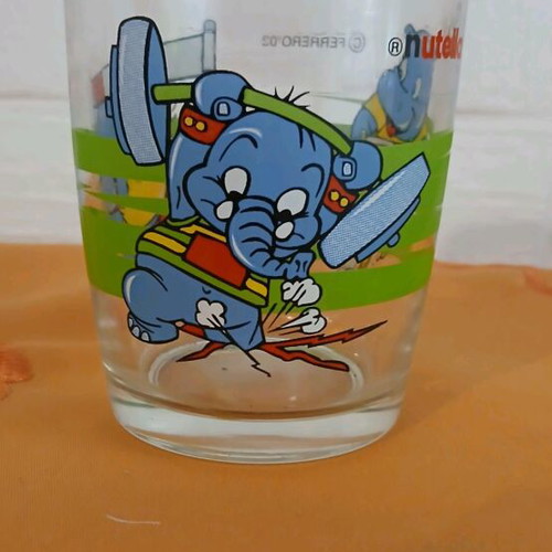 Nutella Ferrero glass like new