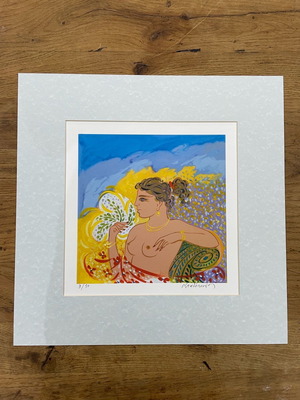 G. Stathopoulos silk screen printing with passepartout new