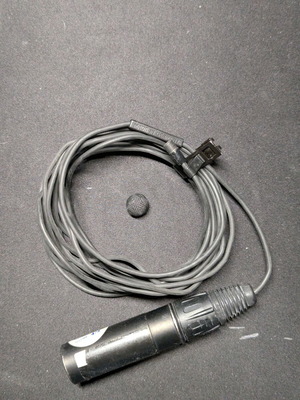 Sennheiser MKE-2P XLR lavalier microphone used