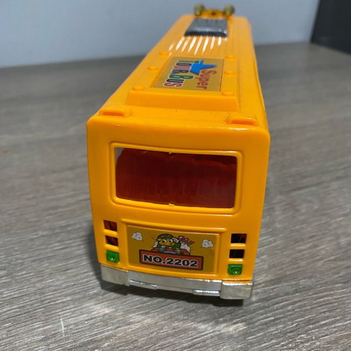 Toy bus used with lights and sound