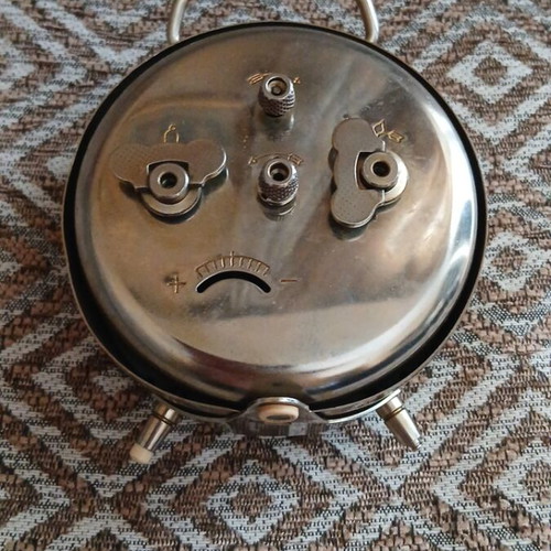 Vintage Peter Repeat Mechanical Alarm Clock like new