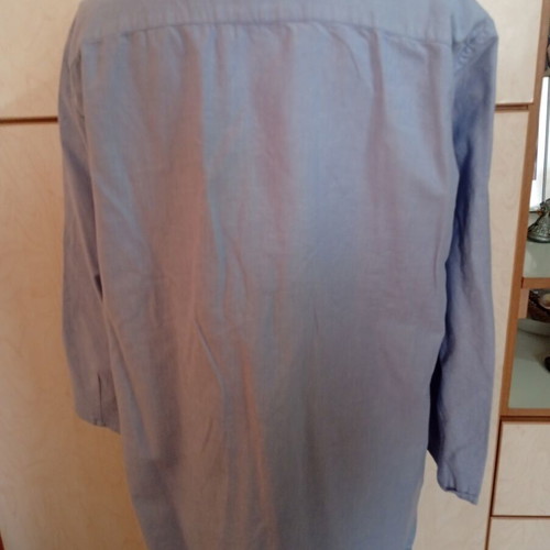 Shirts light blue with tressa embroidery Italian XL like new