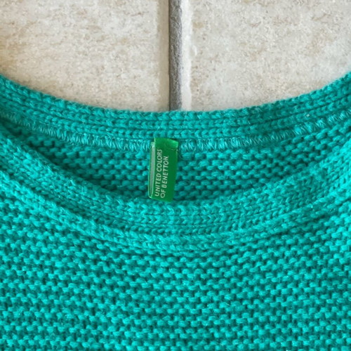 Benetton kids dress green like new, size 152 cm
