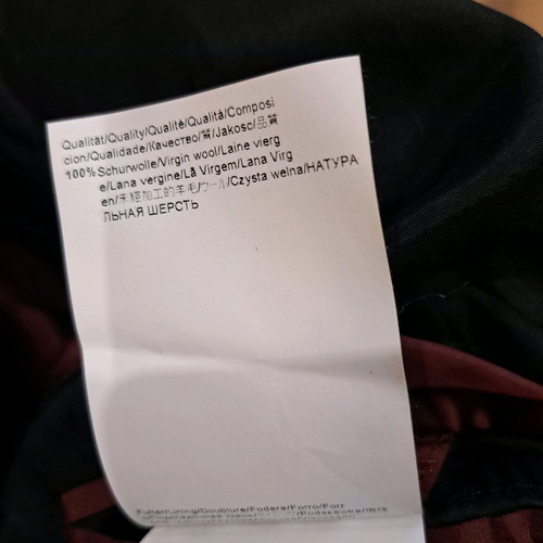 Hugo Boss men's coat like new, black, size L