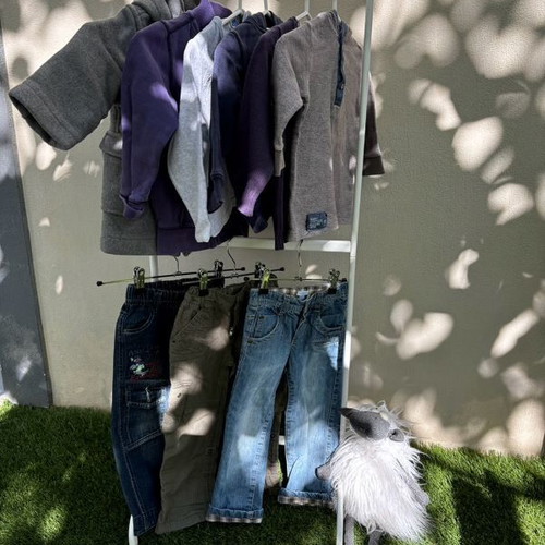 Clothing set used, pack of 9 for boy 18-24 months