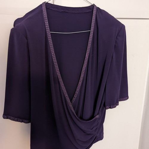 Women's blouse purple size Large