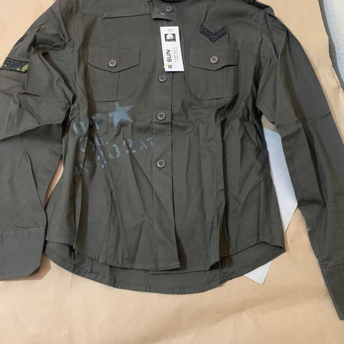 Children's Army Style Shirt new, multicolor green