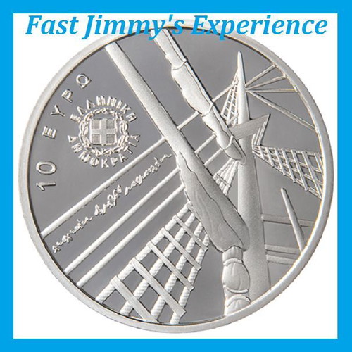 Official Silver Proof Coin 10 Euro Bouboulina 2025 new