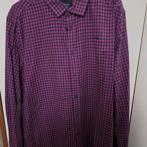 Funky Buddha men's shirt red size Large like new