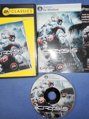 Crysis 1 PC used, complete with manual, very good condition