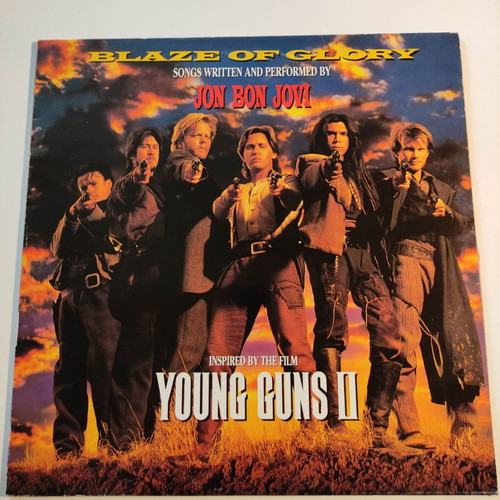 Jon Bon Jovi Blaze of Glory Young Guns II vinyl record, rock