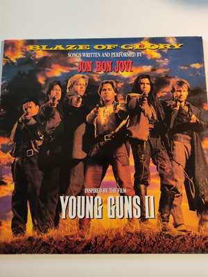 Jon Bon Jovi Blaze of Glory Young Guns II vinyl record, rock