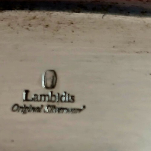 Serving tray Lambidis Original Silverware 39 cm used