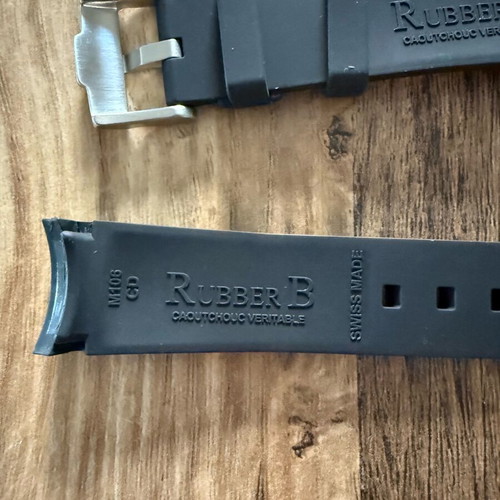 Rubber B strap for Rolex 40mm new