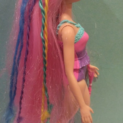 Barbie Cool Colours doll like new with colorful highlights