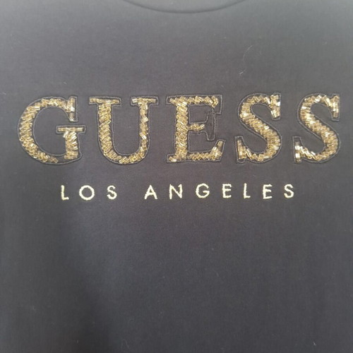 Guess Kids TShirt original with beaded logo, like new, age 12