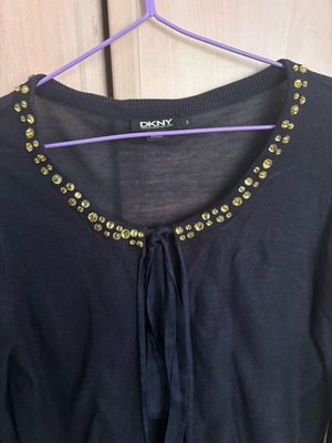 Ζακέτα DKNY με στρας και κορδέλα, σαν καινούργιο, μπλε μέγεθος S