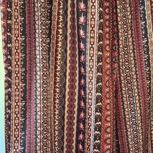 Printed wide-leg pants size Large