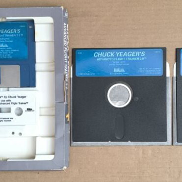Chuck Yeager's Advanced Flight Trainer 2.0 PC game, Electronic Arts