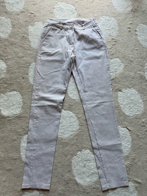Stradivarius white pants like new, size XS