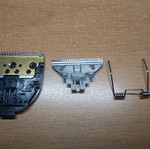 Kemei KM605 hair clipper used with blade defect