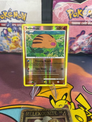 Pokemon card reverse holo Swinub Stormfront set σαν καινούργιο