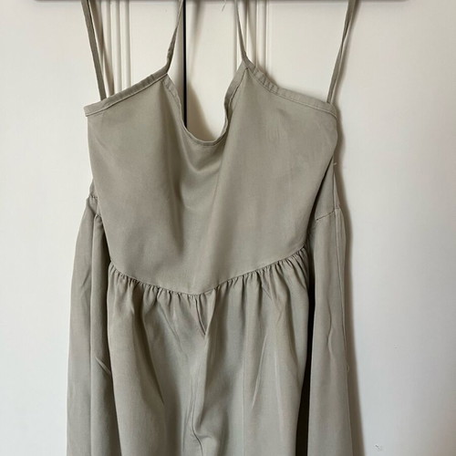Italian wide-leg jumpsuit new, 100% tensel, soft texture