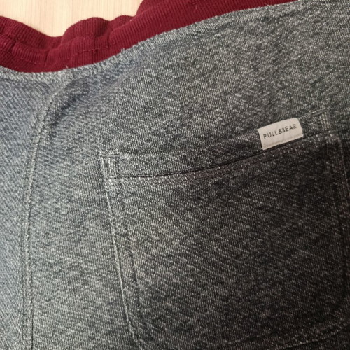 Pull & Bear shorts used, size M, grey and red