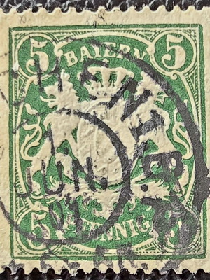 Γραμματόσημο Βαυαρίας 1888