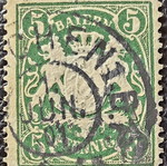 Γραμματόσημο Βαυαρίας 1888