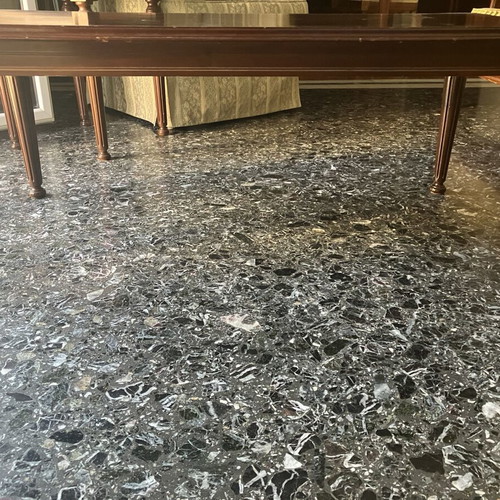 Coffee table used, dimensions 110x49x41 cm